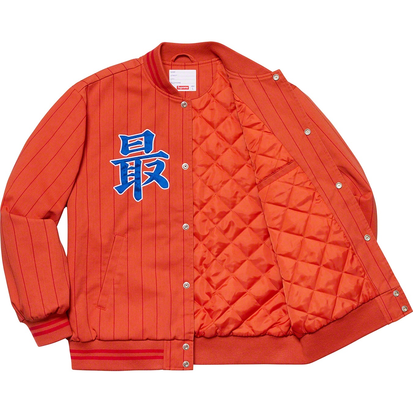 Pinstripe Varsity Jacket view 10